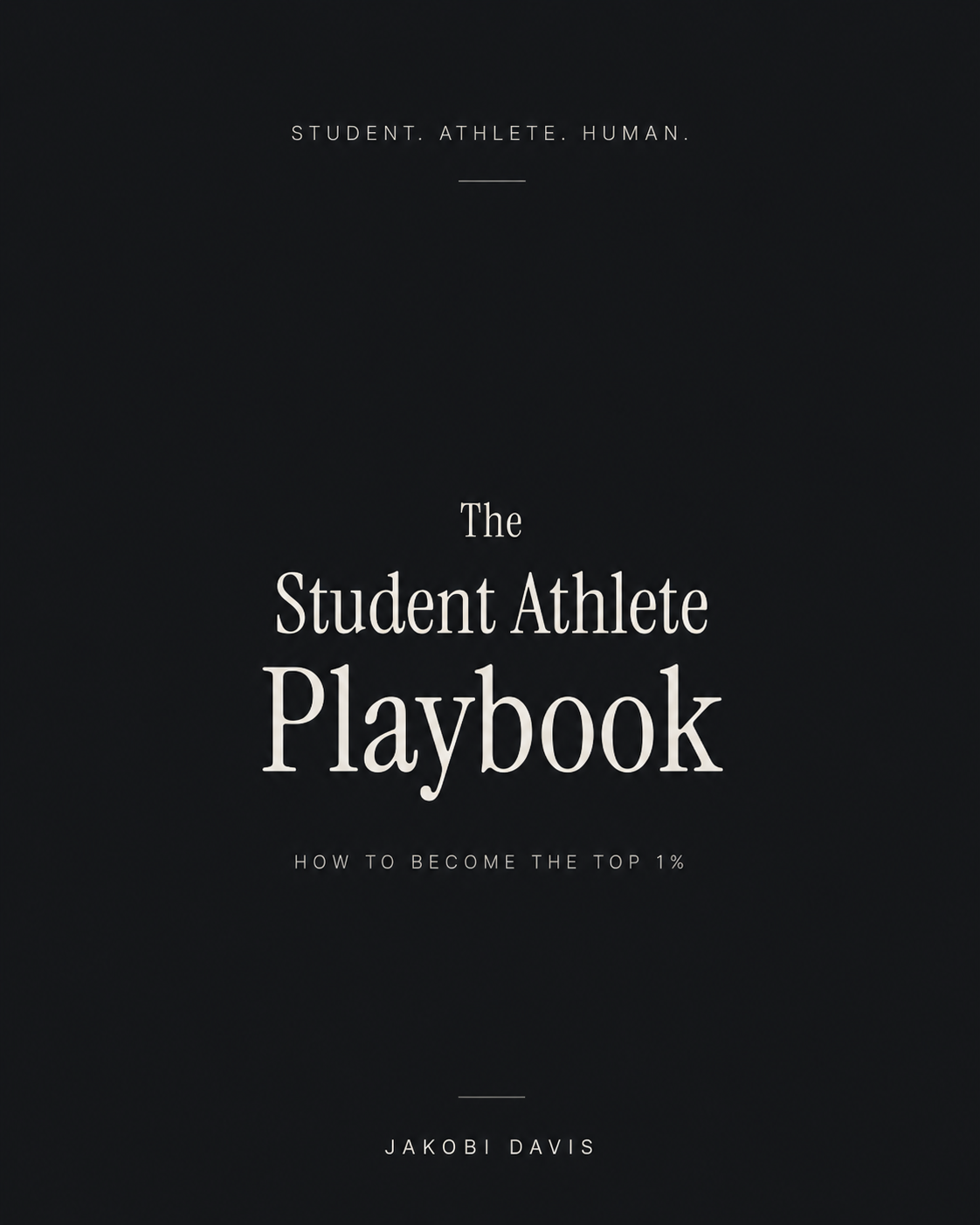 Student Athlete Playbook