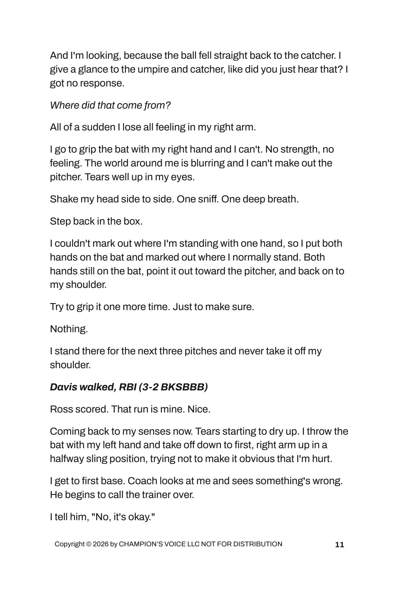 Sample page from The Student-Athlete Playbook