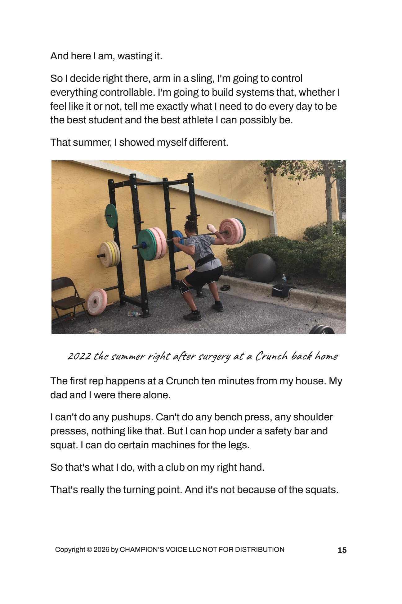Sample page from The Student-Athlete Playbook
