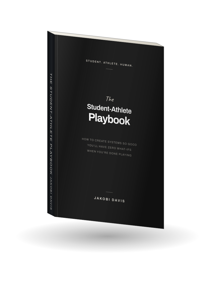 The front cover of The Student Athlete Playbook